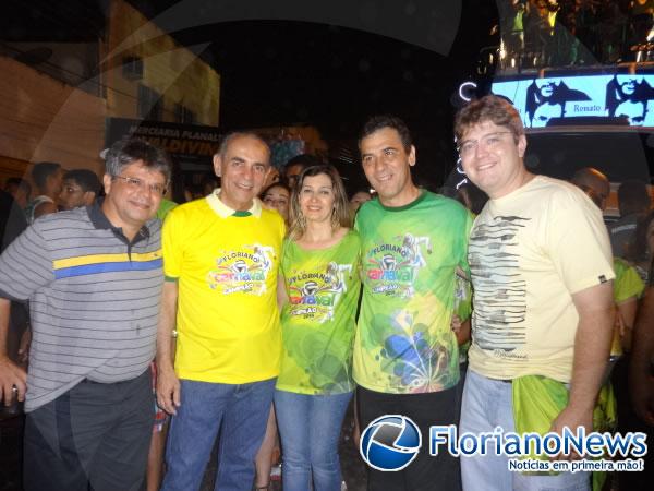 Chicabana agita arrastão na abertura do carnaval de Floriano.(Imagem:FlorianoNews)