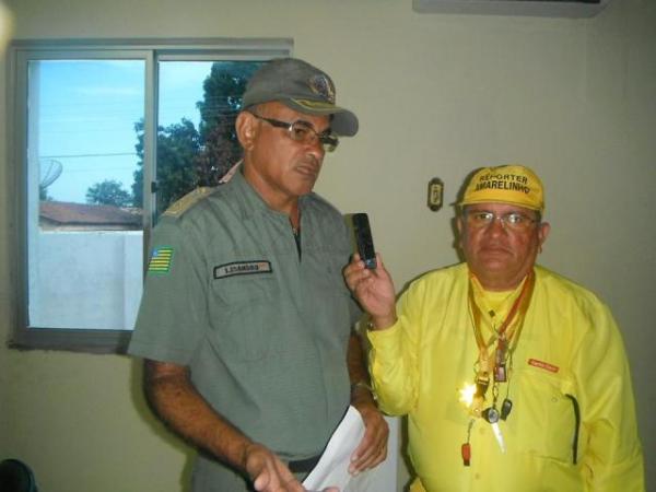 Tenente-Coronel Lisandro Hon&oacute;rio, Comandante do 3&ordm; BPM de Floriano.(Imagem:FlorianoNews)