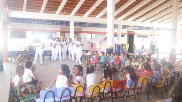 Alunos da FAESF promovem palestra sobre alimentação saudável.(Imagem:FlorianoNews)