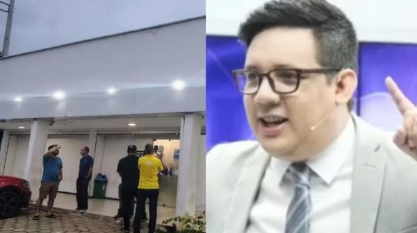 Corpo do jornalista Erlan Bastos é sepultado neste domingo (18) em Teresina(Imagem:Vitória Bacelar/g1)
