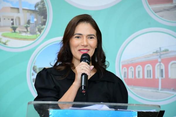 Carla Denise, secret&aacute;ria de Assist&ecirc;ncia Social.(Imagem:Secom)