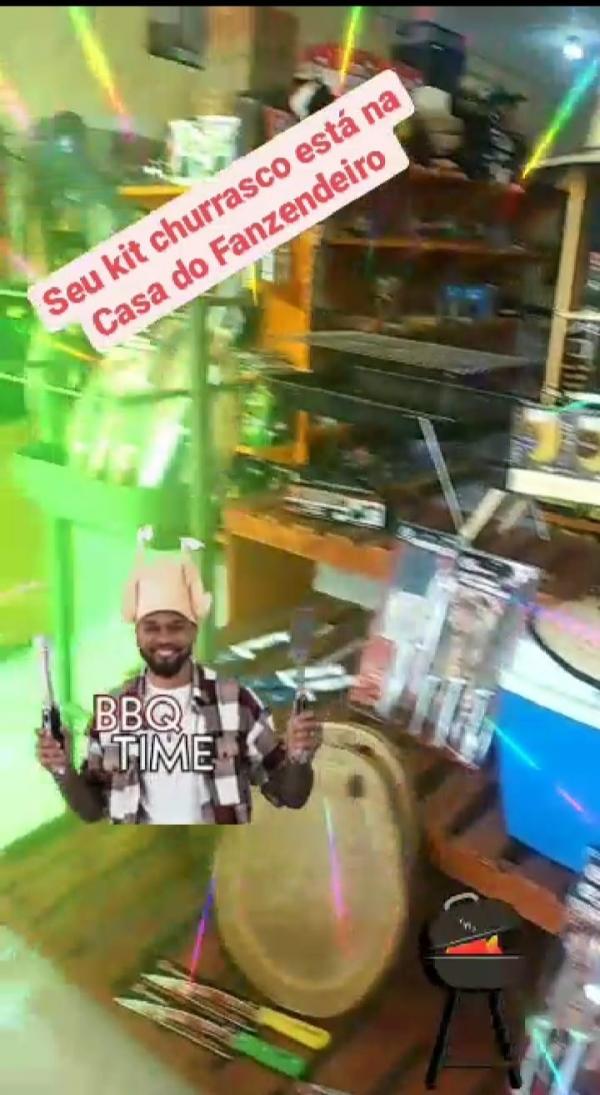 Kit de pescaria e churrasco, &eacute; na Casa do Fazendeiro em Bar&atilde;o de Graja&uacute;(Imagem:Reprodu&ccedil;&atilde;o)