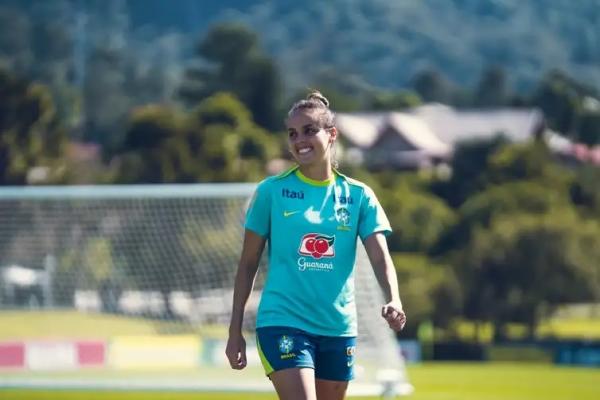Gabi Portilho est&aacute; confiante na boa atua&ccedil;&atilde;o da sele&ccedil;&atilde;o no amistoso fora de casas contra as Les Blues nesta sexta (27)(Imagem:Fabio Souza/CBF/Direitos Reservados)