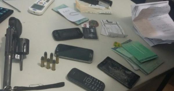 Polícia prende assaltante de agência lotérica na cidade de Picos.(Imagem:Polícia Militar de Picos)