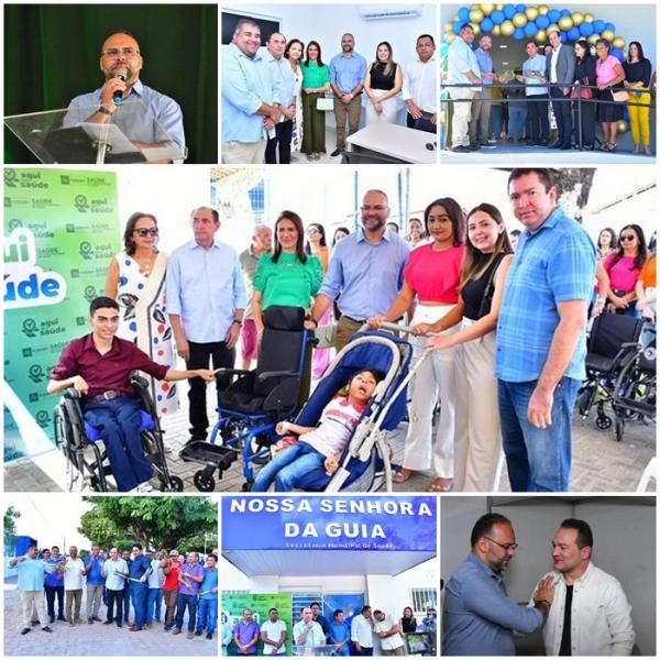 Vereador Joab Curvina participa de diversas entregas no anivers&aacute;rio de Floriano.(Imagem:Reprodu&ccedil;&atilde;o)