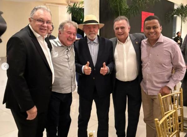 A bancada de deputados federais do PT do Piau&iacute;, composta por Florentino Neto, Merlong Solano, Fl&aacute;vio Nogueira e Francisco Costa.(Imagem:Reprodu&ccedil;&atilde;o/Instagram)