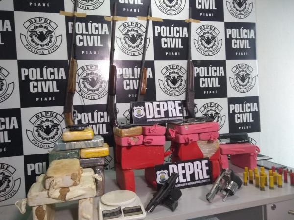 Depre realiza opera&ccedil;&atilde;o e prende suspeitos de traficar drogas do estado do Mato Grosso (Imagem:Marcos Teixeira/ TV Clube)