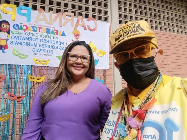 Glauce Barros, gerente da 10&ordf; Ger&ecirc;ncia Regional de Educa&ccedil;&atilde;o.(Imagem:FlorianoNews)