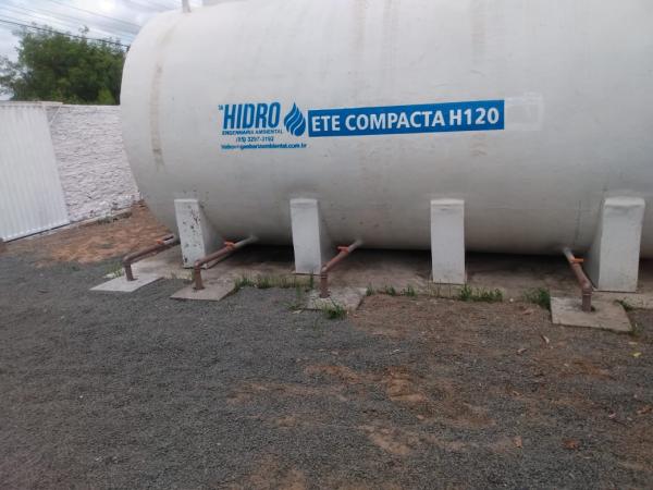 Esta&ccedil;&atilde;o de Tratamento de Esgoto(Imagem:FlorianoNews)