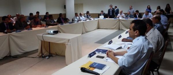 Reuni&atilde;o da Liga Nordeste aconteceu em Aracaju.(Imagem:Givaldo Batista / FSF)