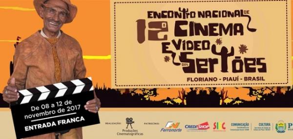 12º Encontro de Cinema e Vídeo dos Sertões acontece de 08 a 12 de novembro em Floriano.(Imagem:Divulgação)