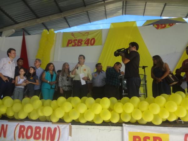 Homologada em conven&ccedil;&atilde;o a candidatura de Gilberto Jr e Salom&atilde;o Holanda.(Imagem:FlorianoNews)