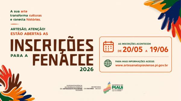 Inscrições abertas para a 8ª Fenacce.(Imagem:Divulgação)