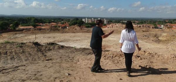 O secret&aacute;rio de esportes, Galba Coelho, foi um dos respons&aacute;veis pela escolha do local para a pista.(Imagem:PMT/Ascom)