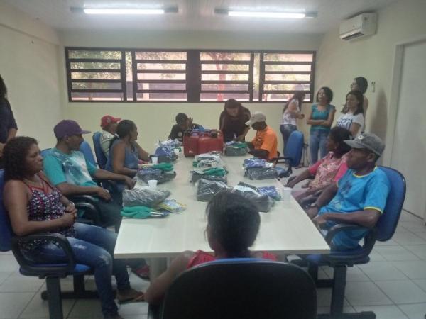 Prefeitura e UFPI se unem em projeto que beneficia catadores de lixo em Floriano.(Imagem:SECOM)