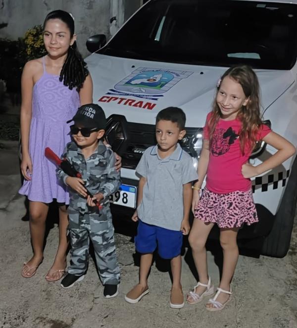  Policiais do 3&ordm; BPM celebram anivers&aacute;rio de pequeno admirador da PMPI(Imagem:Reprodu&ccedil;&atilde;o/Instagram)