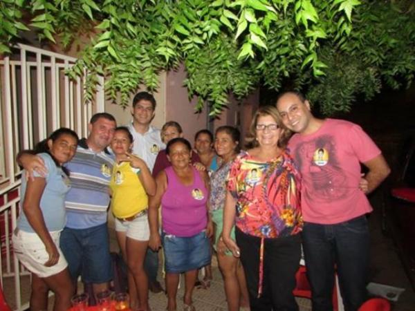 En&eacute;as Maia visita sul do Piau&iacute;.(Imagem:Jaquelina Nascimento)