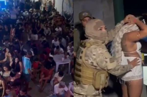 Casa de baile reggae no PI tinha área reservada para membros de facções, diz polícia; dono e mais 15(Imagem:Divulgação/SSP-PI)