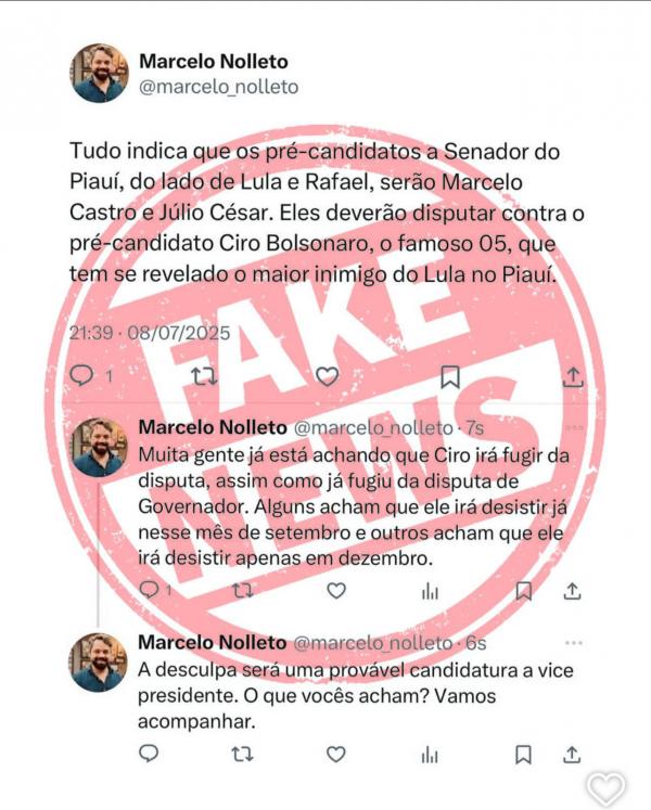 Joel rebate fake news divulgada pelo secret&aacute;rio de Comunica&ccedil;&atilde;o de Rafael Fonteles(Imagem:Ascom)