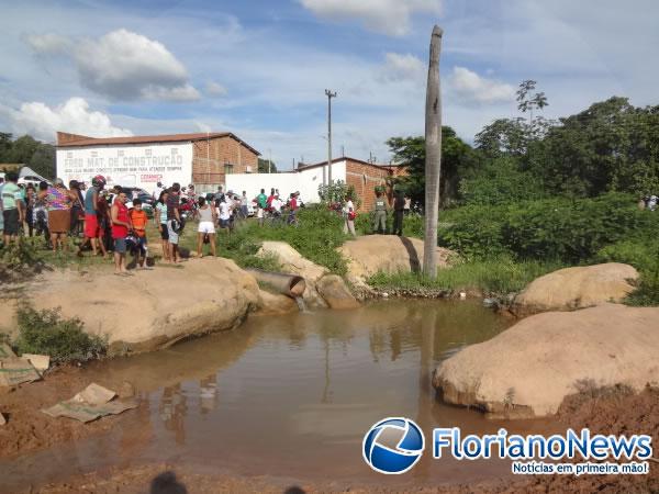 Adolescente é encontrado morto dentro de lago do cano da Agespisa em Floriano.(Imagem:FlorianoNews)