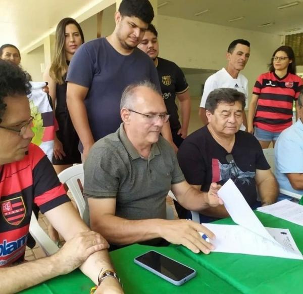 Sob interven&ccedil;&atilde;o, Flamengo-PI firma parcerias e busca se aproximar do torcedor.(Imagem:Arquivo Pessoal)