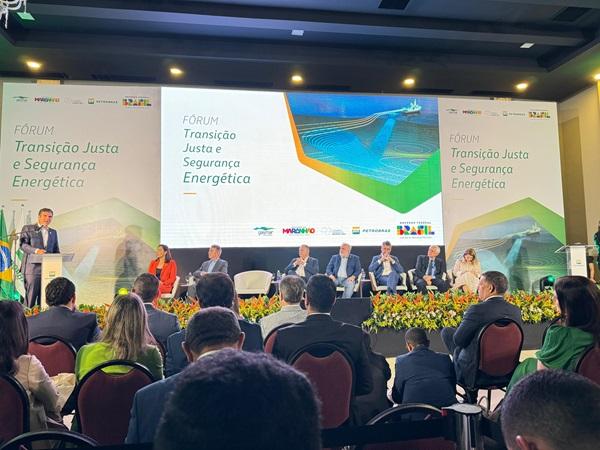 O evento contou com a presen&ccedil;a do presidente da Petrobras, Jean Paul Prates; do Ministro de Minas e Energias, Alexandre Silveira; e de outros governadores.(Imagem:Reprodu&ccedil;&atilde;o)