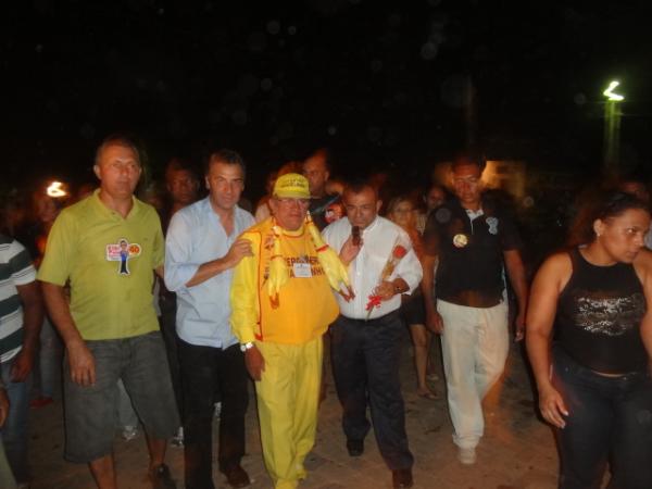 Gilberto Jr e Salom&atilde;o Holanda agradecem a vit&oacute;ria em Floriano.(Imagem:FlorianoNews)