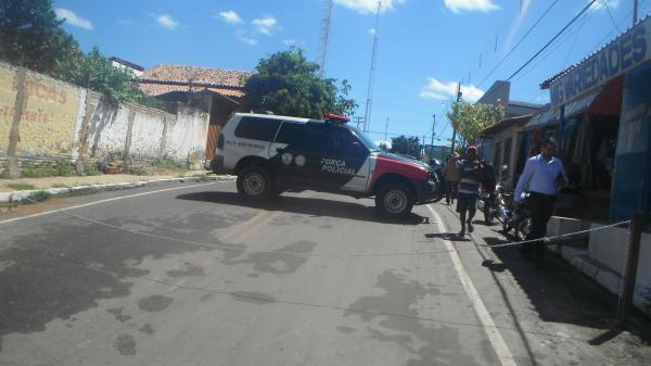 PM de Bar&atilde;o de Graja&uacute; adota medidas para inibir ataques em ag&ecirc;ncia banc&aacute;ria.(Imagem:FlorianoNews)