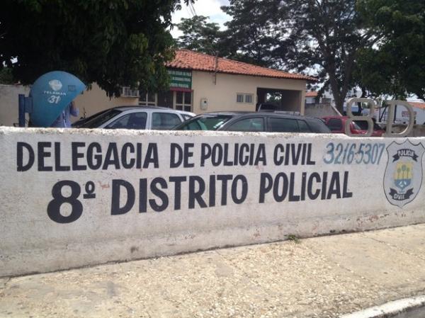 Sede do 8&ordm; Distrito Policial na Zona Sudeste de Teresina.(Imagem:Gil Oliveira/G1)