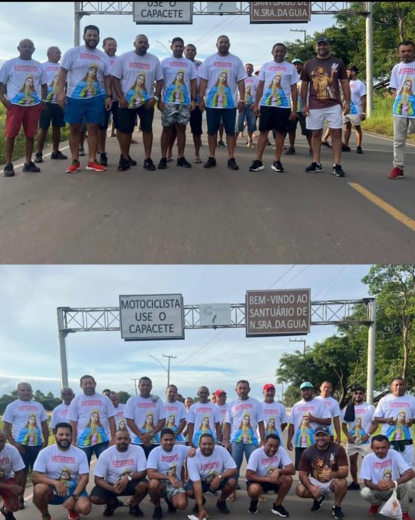 Vereador Joab Curvina participa da tradicional caminhada at&eacute; o Santu&aacute;rio de Nossa Senhora da Guia.(Imagem:Reprodu&ccedil;&atilde;o/Instagram)