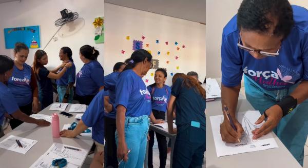 Programa For&ccedil;a Mulher capacita mulheres em Bar&atilde;o de Graja&uacute; com curso de corte e costura e incentivo ao empreendedorismo.(Imagem:Reprodu&ccedil;&atilde;o/Instagram)