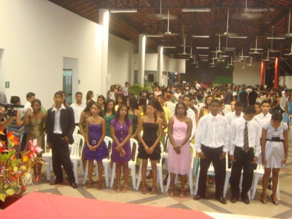 Formatura dos alunos da Rede Municipal(Imagem:reda&ccedil;ao)