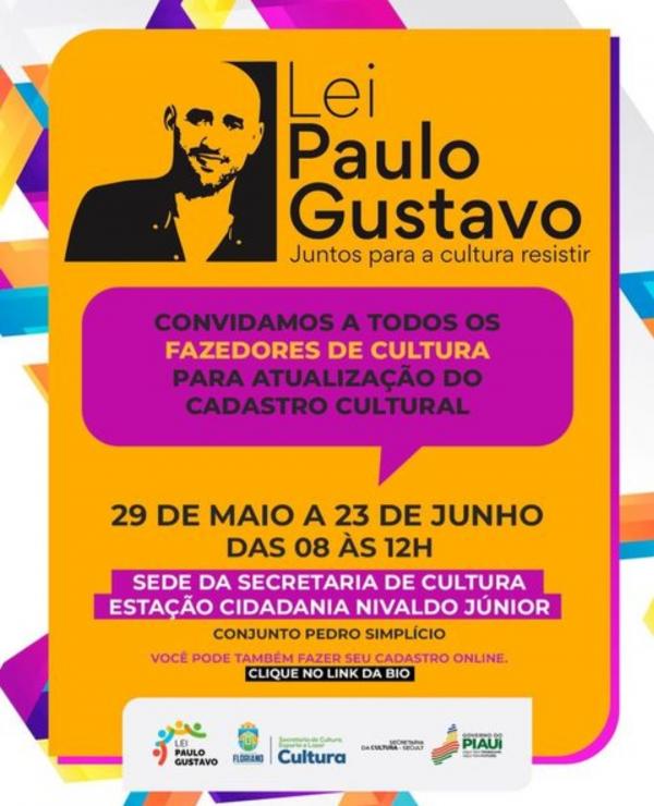 Prefeitura de Floriano convida artistas e produtores culturais a realizarem Cadastro Cultural