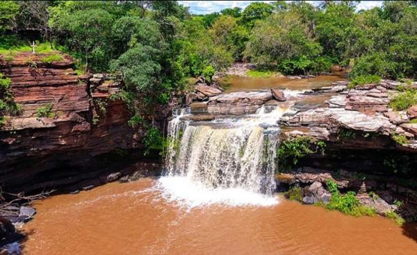 Cachoeira das Corujas, em Novo Santo Ant&ocirc;nio(Imagem:Divulga&ccedil;&atilde;o)