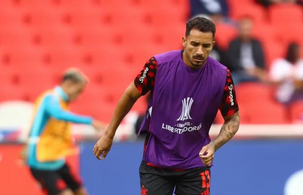Les&atilde;o de Danilo diminuiu op&ccedil;&otilde;es do Flamengo na zaga.(Imagem: Gilvan de Souza/CRF)