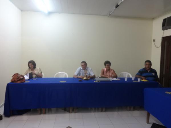 Realizada reuni&atilde;o ordin&aacute;ria do Rotary Club de Bar&atilde;o de Graja&uacute;.(Imagem:FlorianoNews)