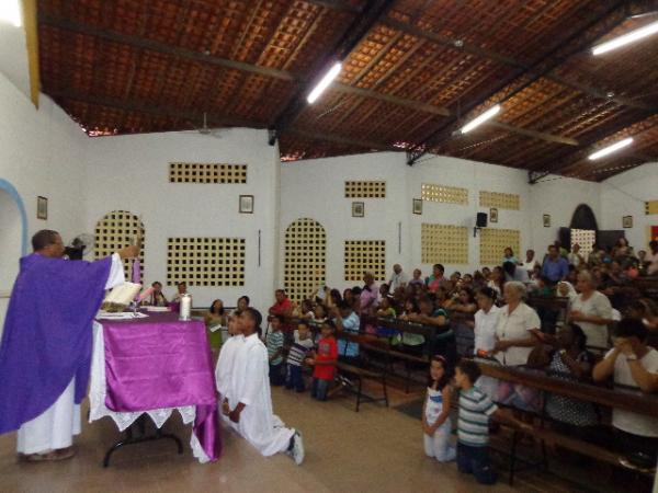Par&oacute;quia Nossa Senhora das Merc&ecirc;s.(Imagem:FlorianoNews)