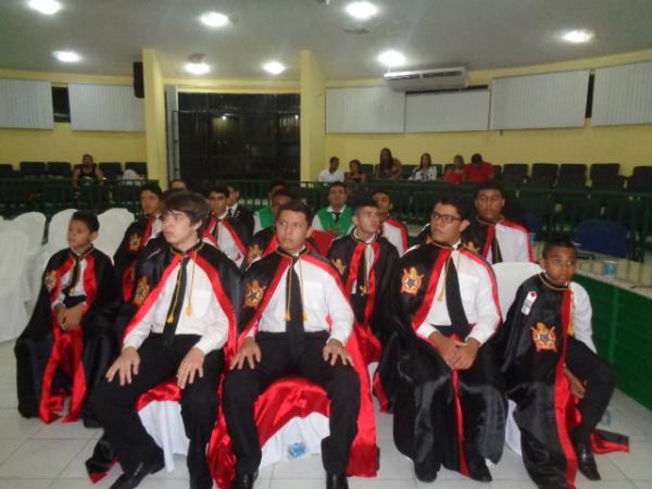 Ordem DeMolay recebe homenagem da Câmara de Floriano