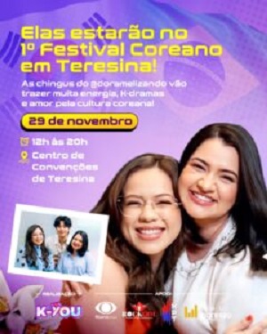 Teresina será palco do 1º Festival Coreano no dia 29 de novembro