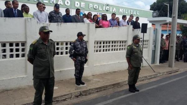Pol&iacute;cia Militar realiza solenidade de passagem de comando em Floriano.(Imagem:3&ordm; BPM)