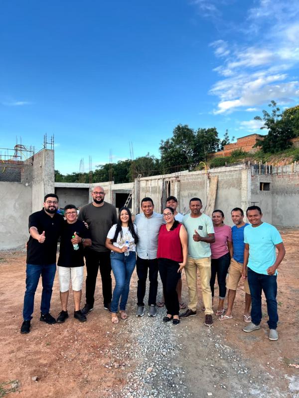 Deputado Dr. Francisco visita obra do CER em Uruçuí(Imagem:Ascom)