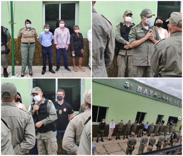 PM lan&ccedil;a Opera&ccedil;&atilde;o Natal e Ano Novo Seguro em Floriano.(Imagem:Divulga&ccedil;&atilde;o/3&ordm;BPM)