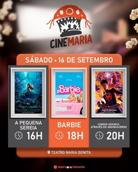 Cine Maria: Os maiores sucessos do cinema chegam a Floriano este fim de semana