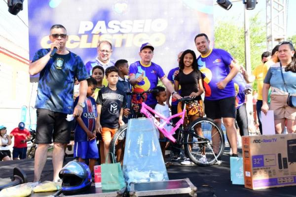 129 anos: Passeio ciclístico reúne cerca de 1.500 participantes nas comemorações do aniversário de Floriano(Imagem:Secom)