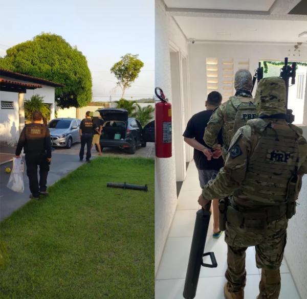  Pol&iacute;cia cumpre mandados de pris&atilde;o e de busca contra o tr&aacute;fico de drogas.(Imagem:Divulga&ccedil;&atilde;o /PC-PI )