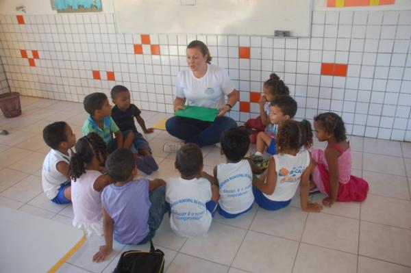 Técnicos da Secretaria de Meio Ambiente visitam escolas municipais.(Imagem:Waldemir Miranda)