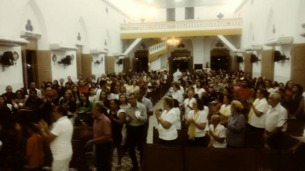 Missa na Catedral S&atilde;o Pedro de Alc&acirc;ntara(Imagem:FlorianoNews)
