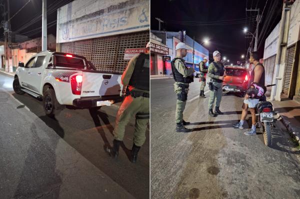 3º BPM realiza blitz de trânsito na Avenida Getúlio Vargas e intensifica ações de segurança viária em Floriano.(Imagem:Divulgação/PM)