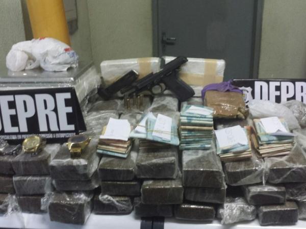 Seis são presos e cerca de 70 kg de drogas apreendidos em Teresina