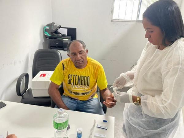 Motoristas do município recebem ações de saúde na Campanha Novembro Azul(Imagem:Secom)